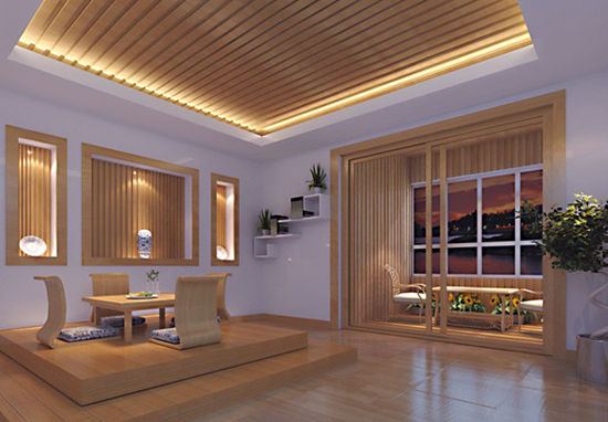 生態木吊頂效果圖