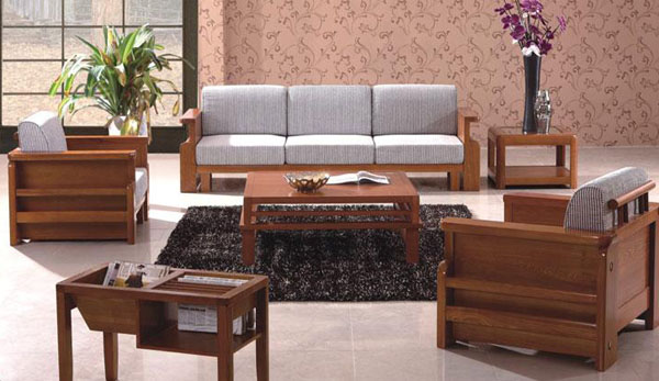 榆木沙發
